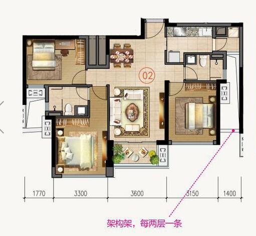 宅男视频APP在线观看陶家裝：佛山合景新鴻基·瀧景100㎡新中式宅男视频免费版APP下载效果鑒賞