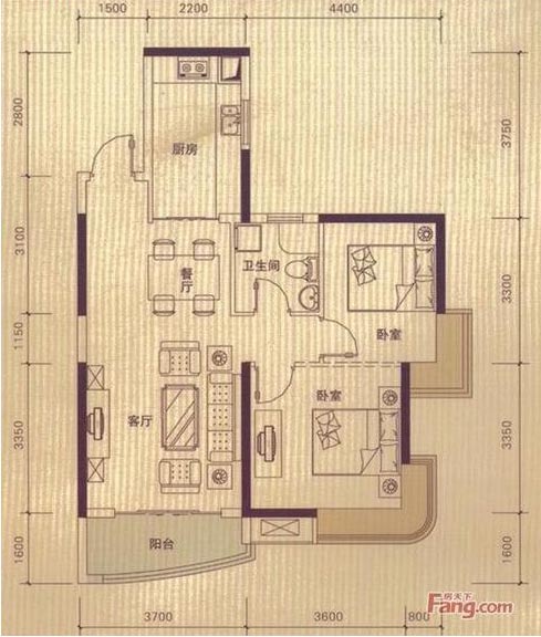 宅男视频APP在线观看陶家裝：佛山丹灶  桂丹頤景園80㎡簡約現代宅男视频免费版APP下载效果鑒賞