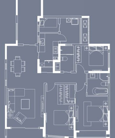 宅男视频APP在线观看陶家裝：成都中環豐錦153㎡的歐式風格宅男视频免费版APP下载鑒賞